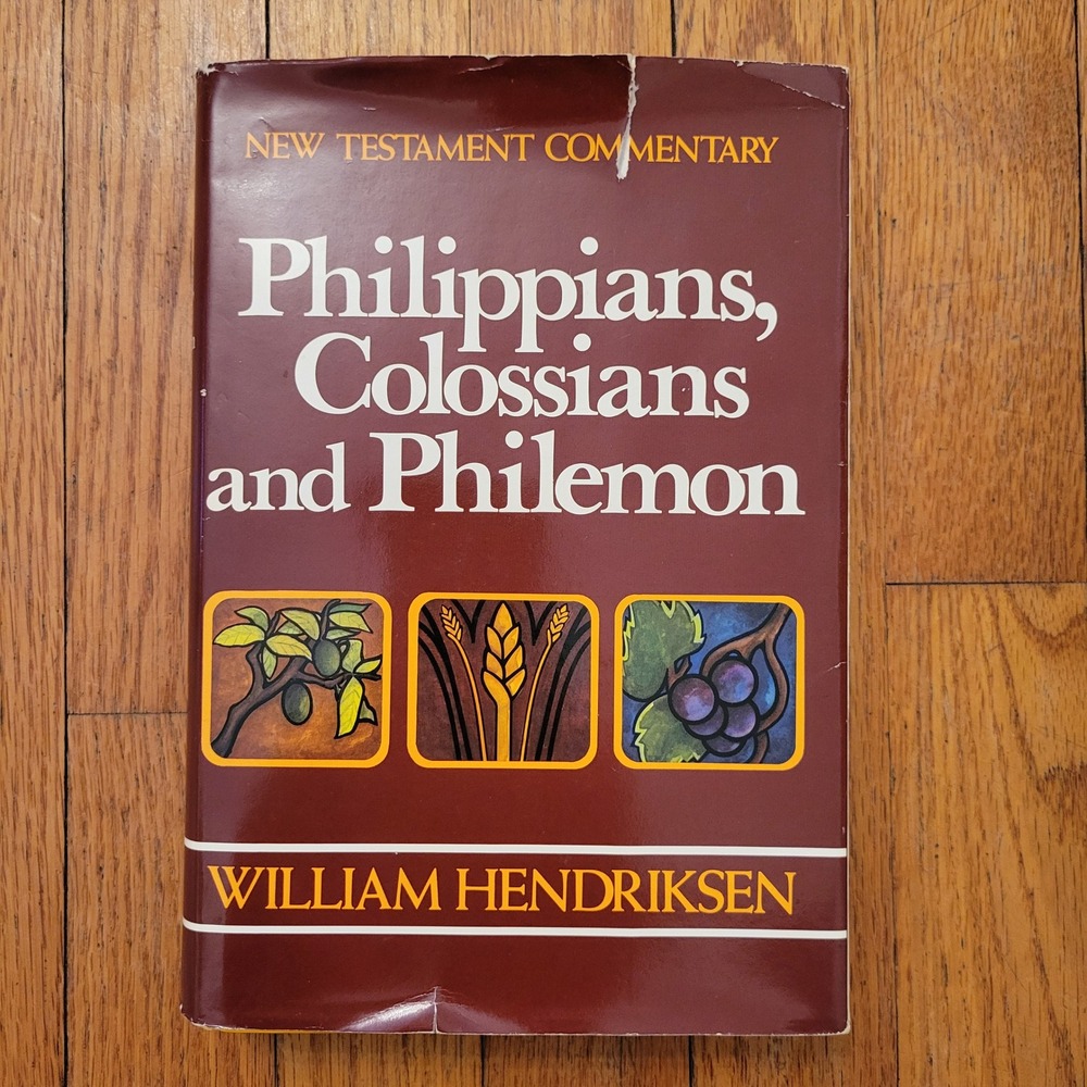 New Testament Commentary Philippians Colossians Philemon Hendriksen Book